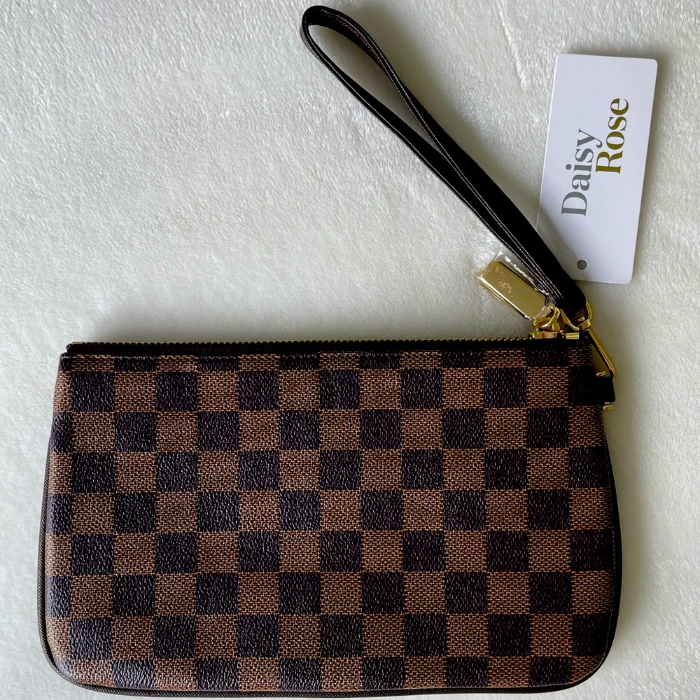 Daisy Rose Zip Wristlet Wallet and Phone Clutch for Women